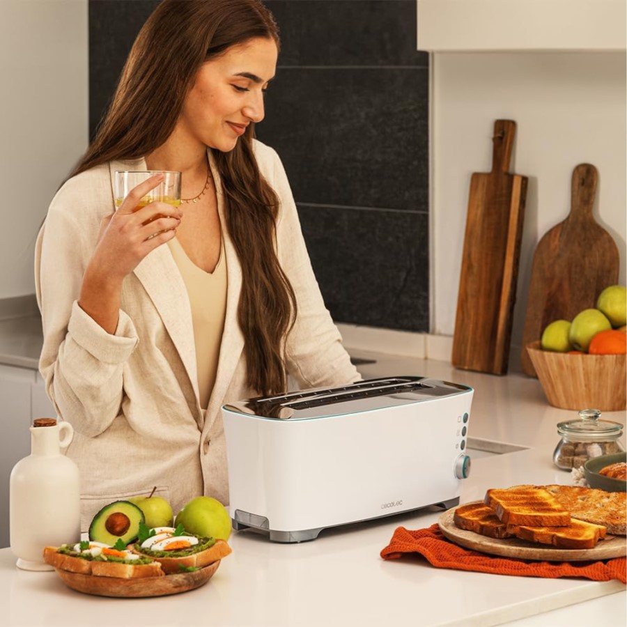 additioanl image for  Cecotec Toaster Double Width White 1350W 